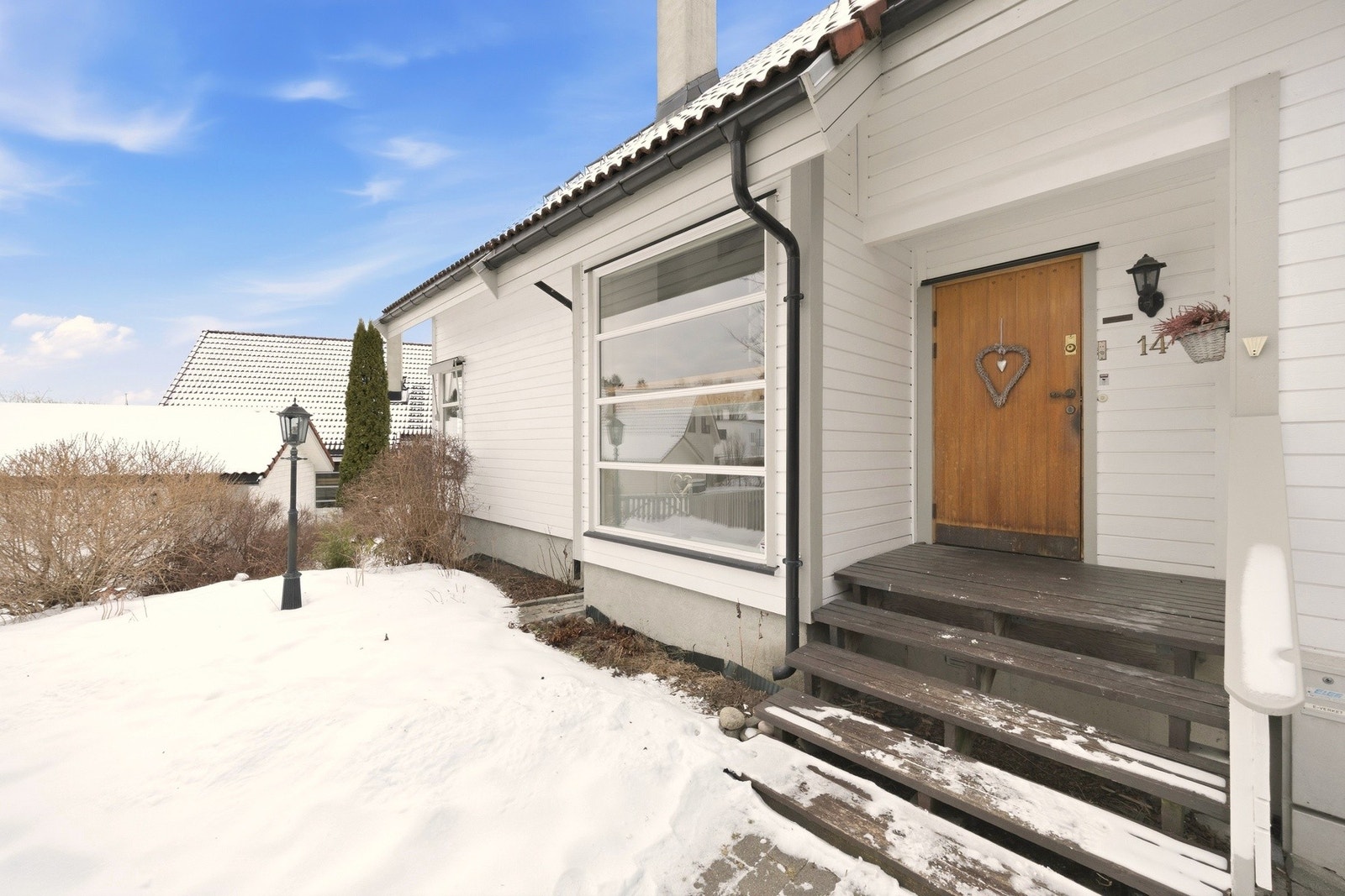 Flott innbydende inngangsparti Galleribilde