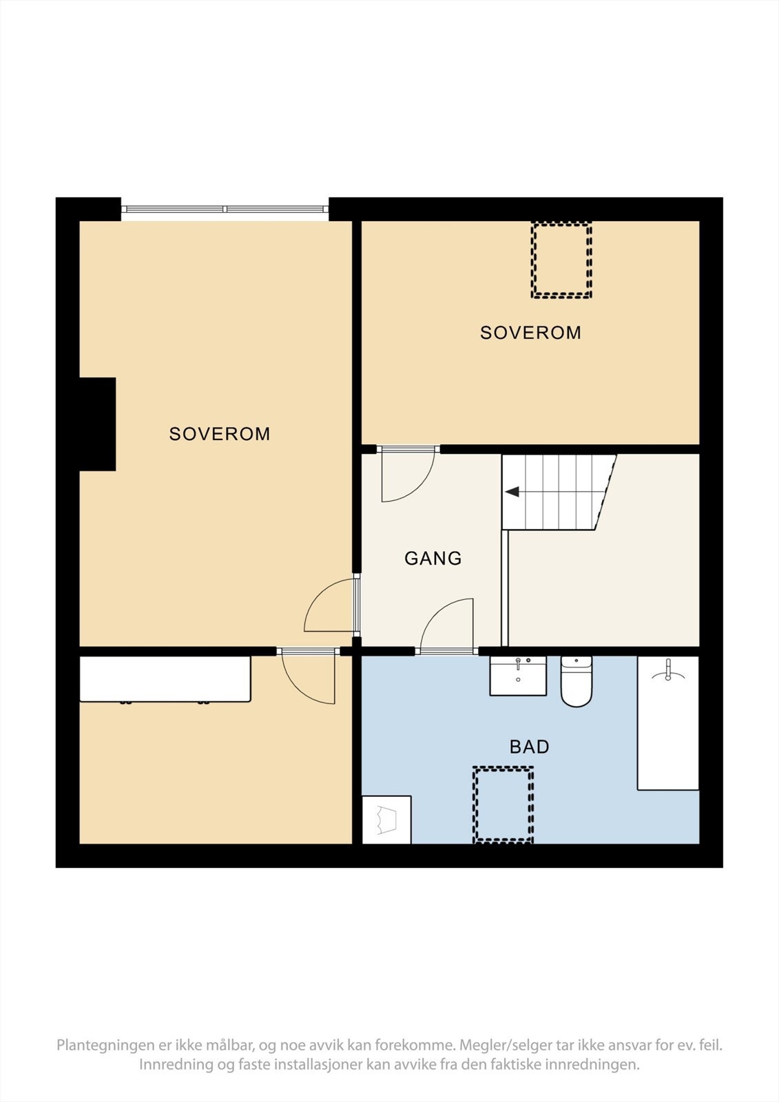 Plantegning 2.etasje Galleribilde