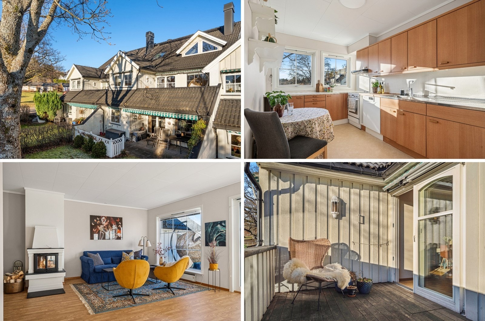 Romslig selveierleilighet med 3 soverom, fine uteplasser samt garasjeplass beliggende i veldrevet sameie Galleribilde