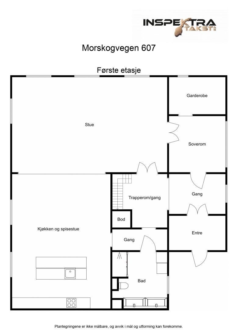 Plantegning 1.etasje Galleribilde