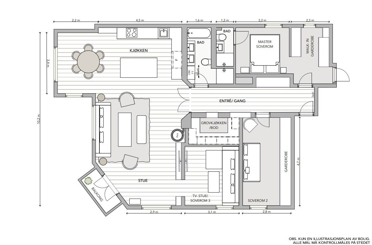 Plantegning. Galleribilde