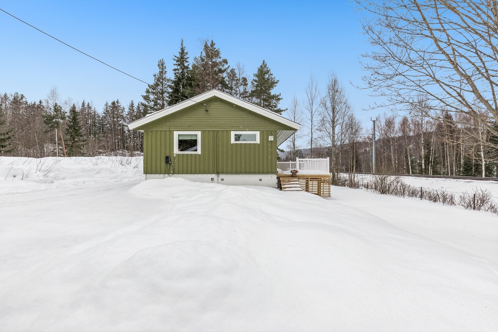 Åpen beliggenhet i landlige omgivelser. Galleribilde