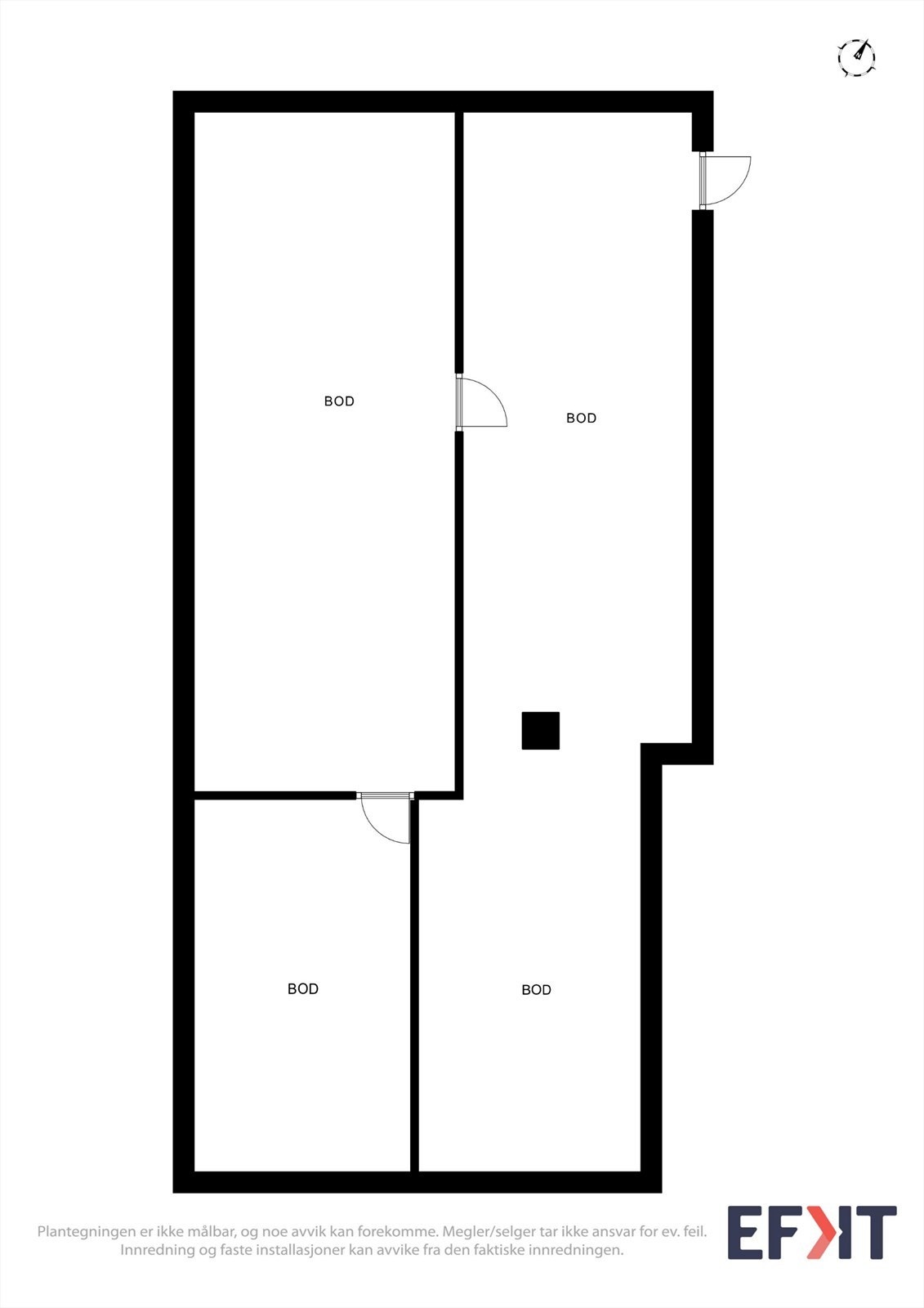 Plantegning kjeller Galleribilde