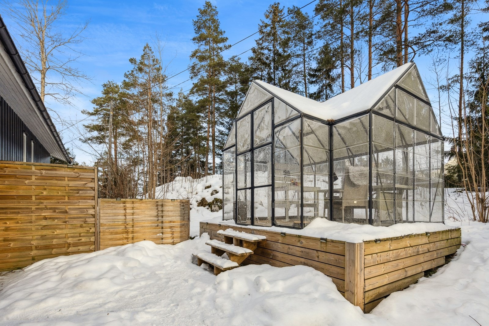 Orangeri/ lysthus oppført i 2023 Galleribilde