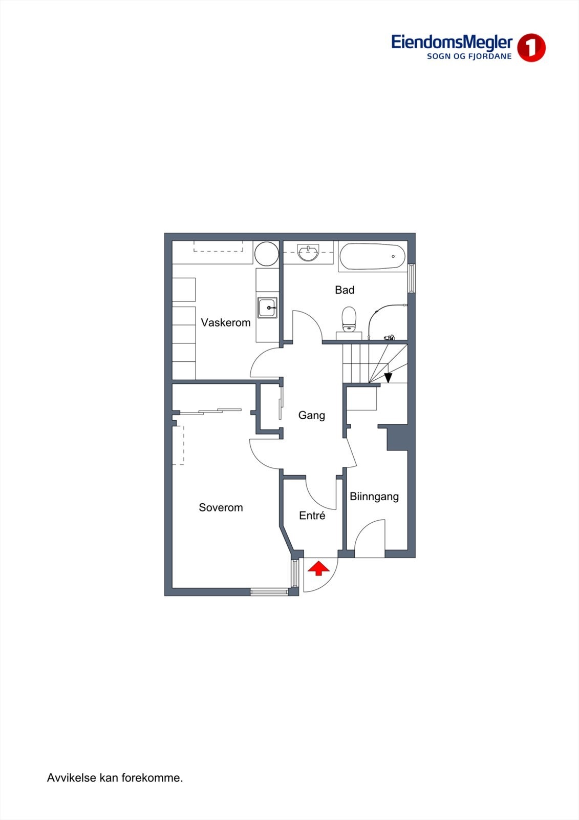 Planskisse 1.etasje. Galleribilde