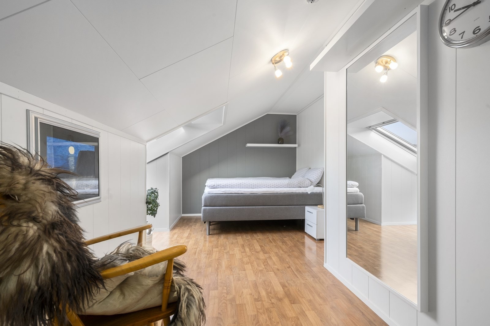 Dette rommet har mange bruksmoglegheiter. Galleribilde