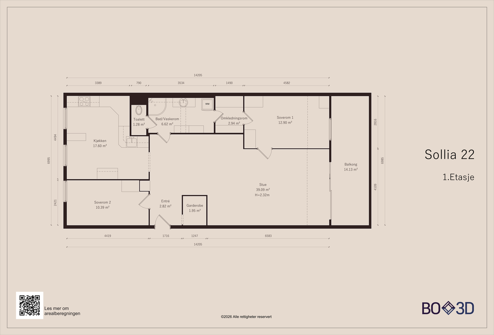 Plantegning Galleribilde