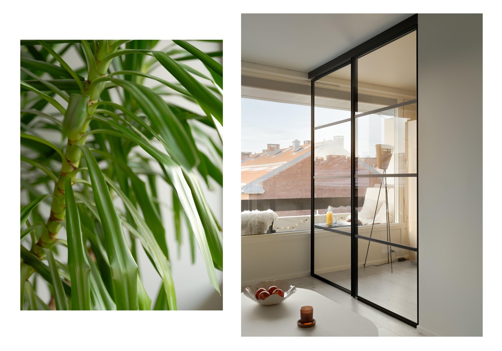 Den romslige garderoben på soverommet medfølger leiligheten. Galleribilde