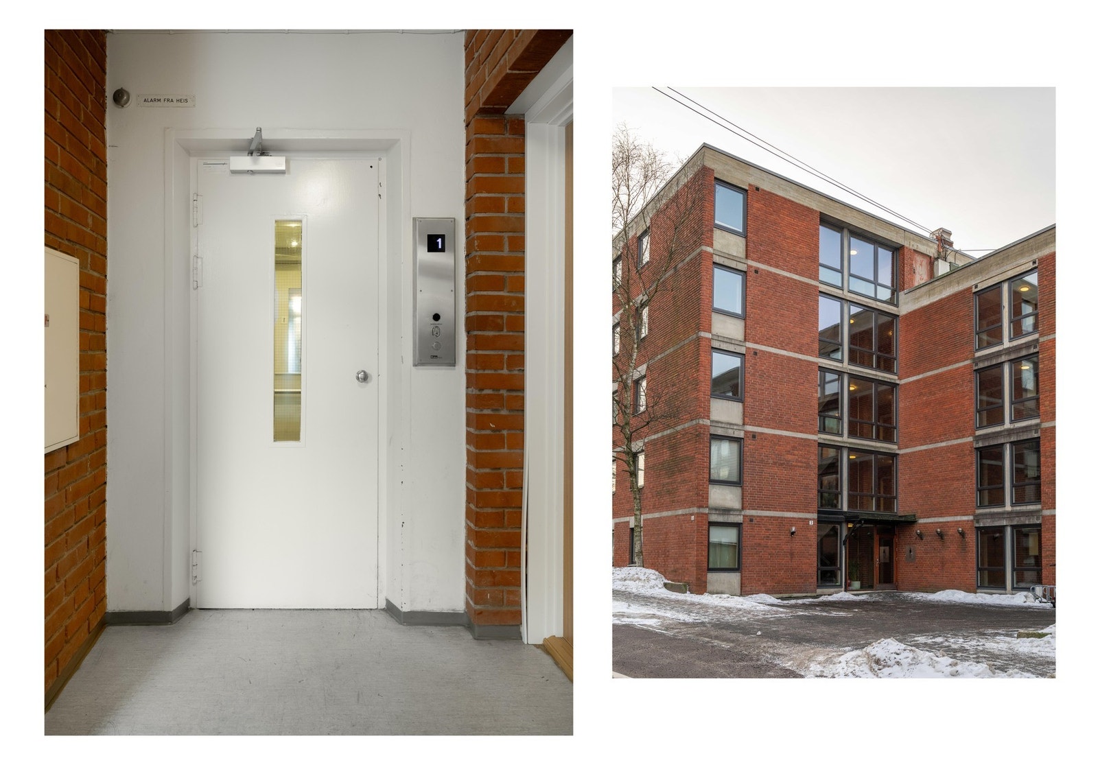 Det er heis i bygget som enkelt tar deg fra bakkeplan og opp til leilighetens etasje. Galleribilde