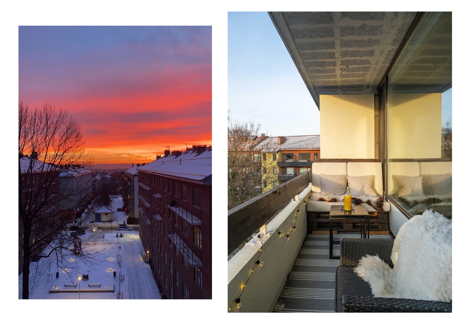 Her lover vi at du kan oppleve nydelige solnedganger, slik som selgeren kapret med dette bildet. Galleribilde