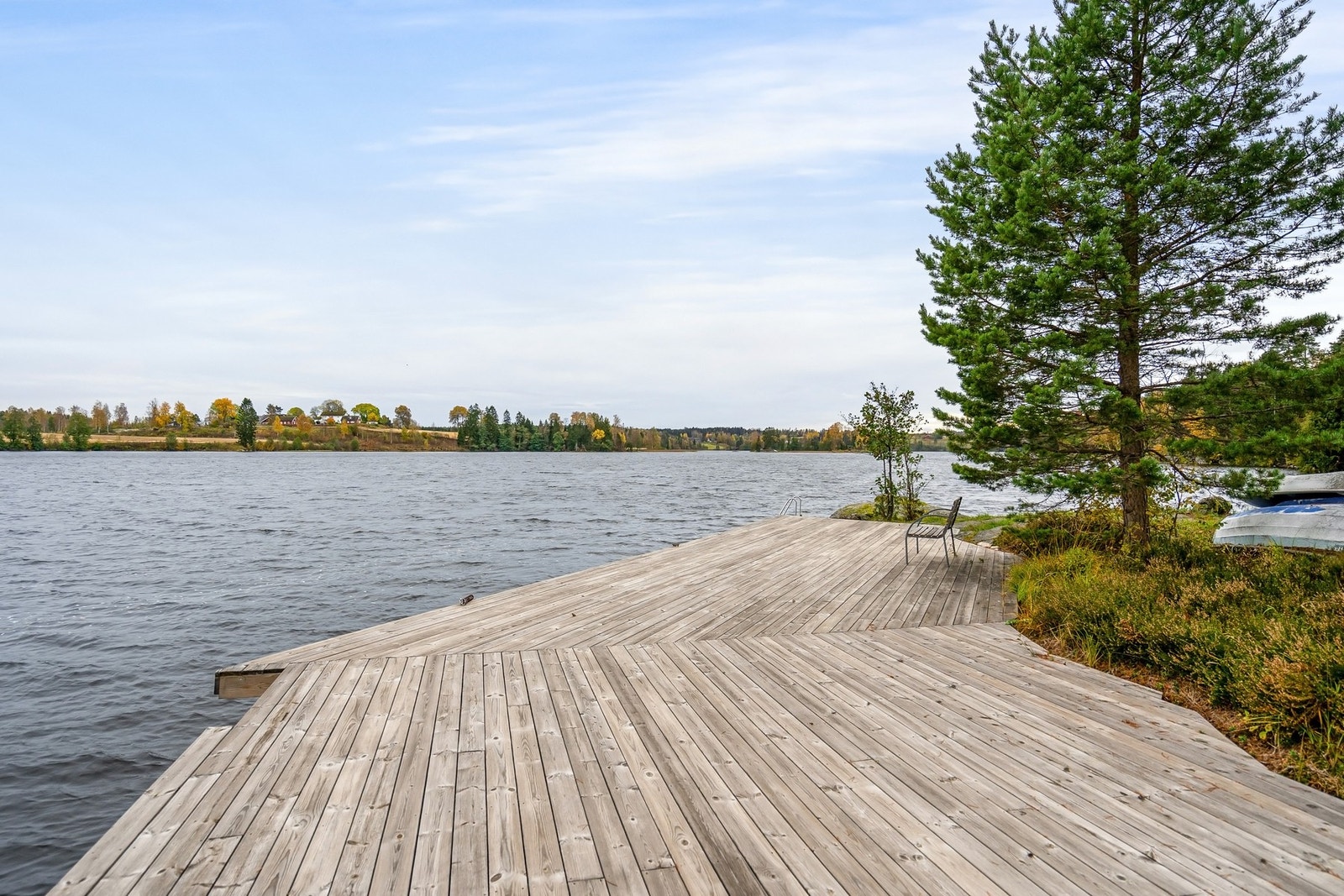 Brygge 2 minutter fra hytta Galleribilde
