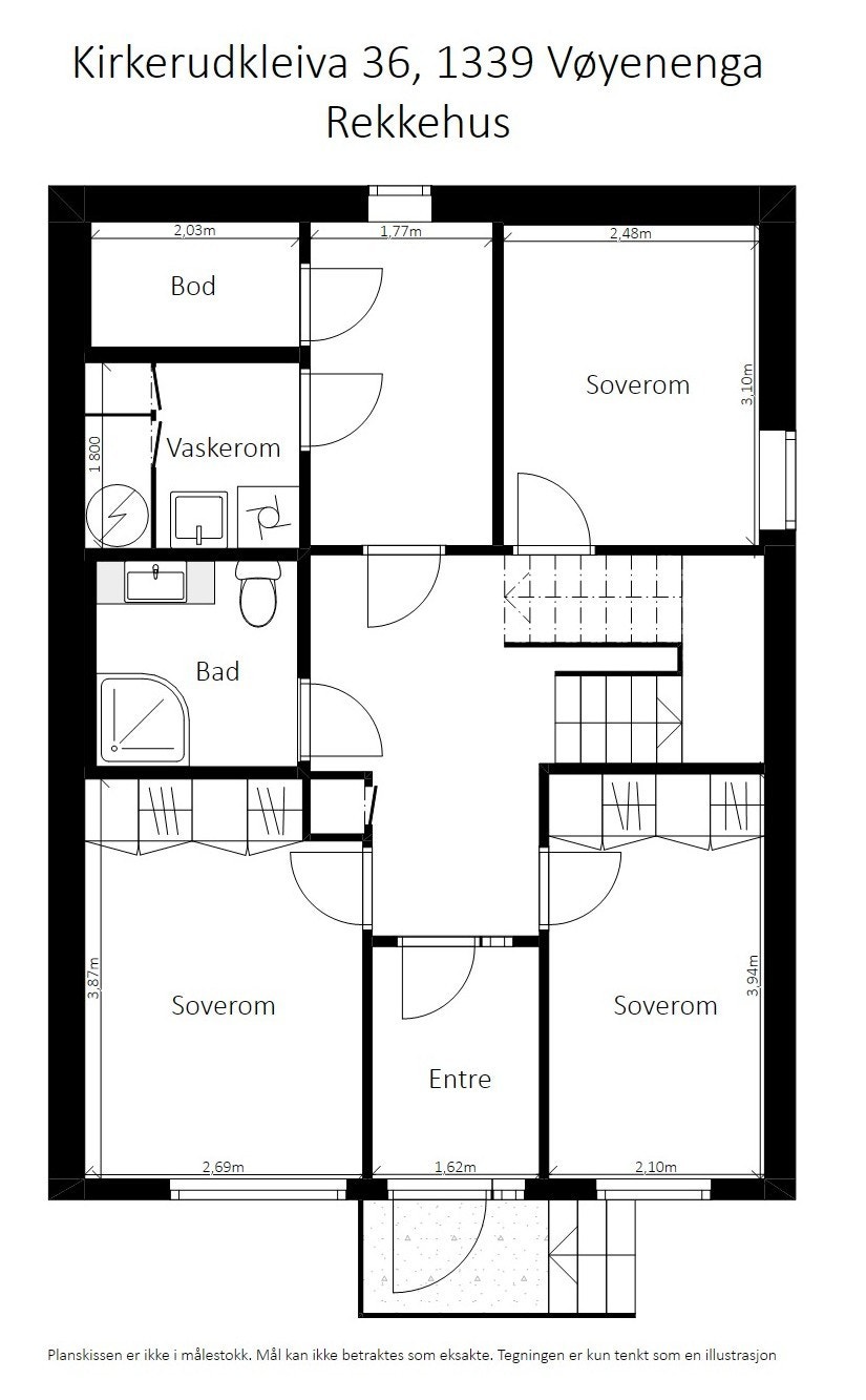Plantegning underetasje. Galleribilde