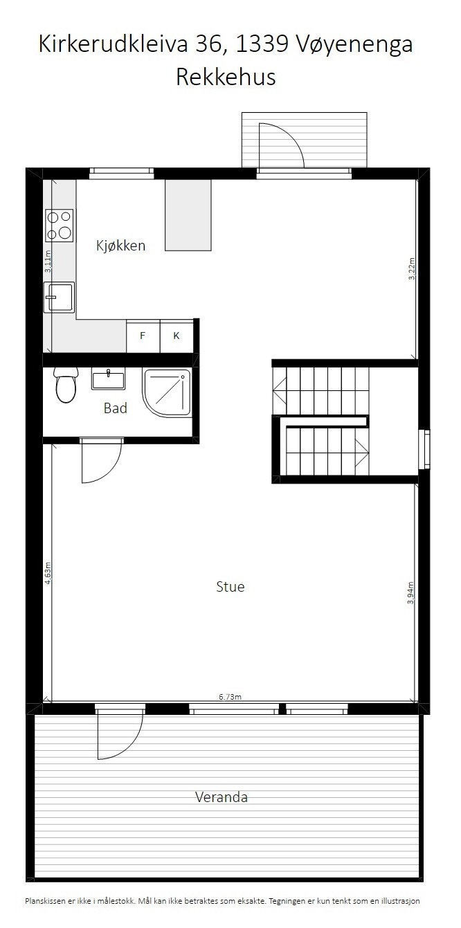 Plantegning 1. etasje. Galleribilde