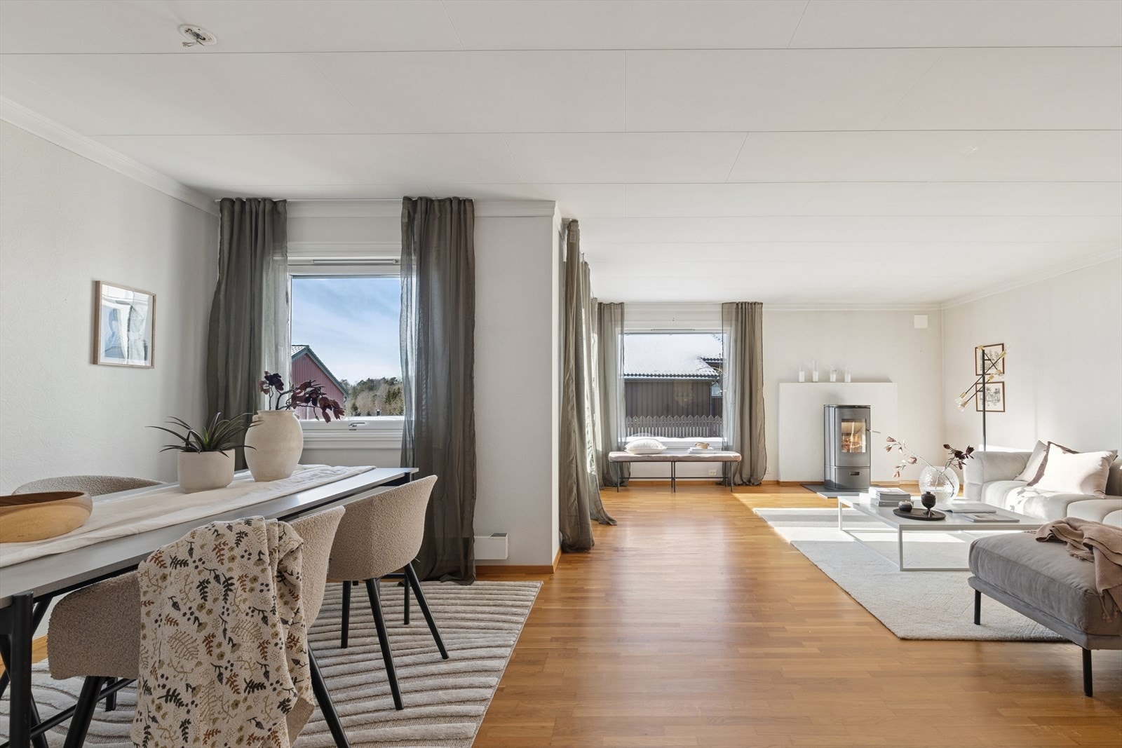 Det bla installert varmepumpe i boligen i 2012. Galleribilde