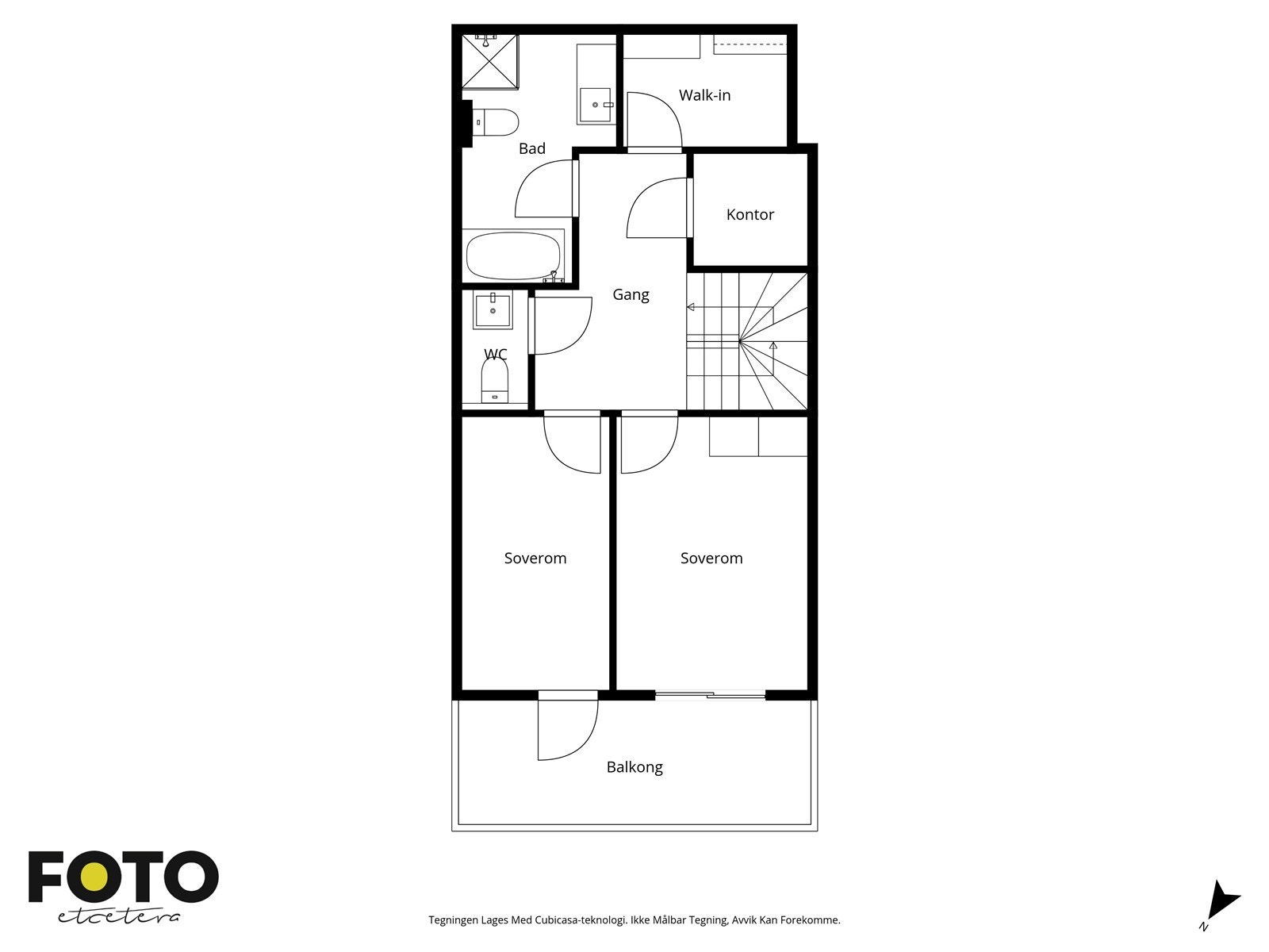 Veiledende plantegning - Ikke målbar Galleribilde