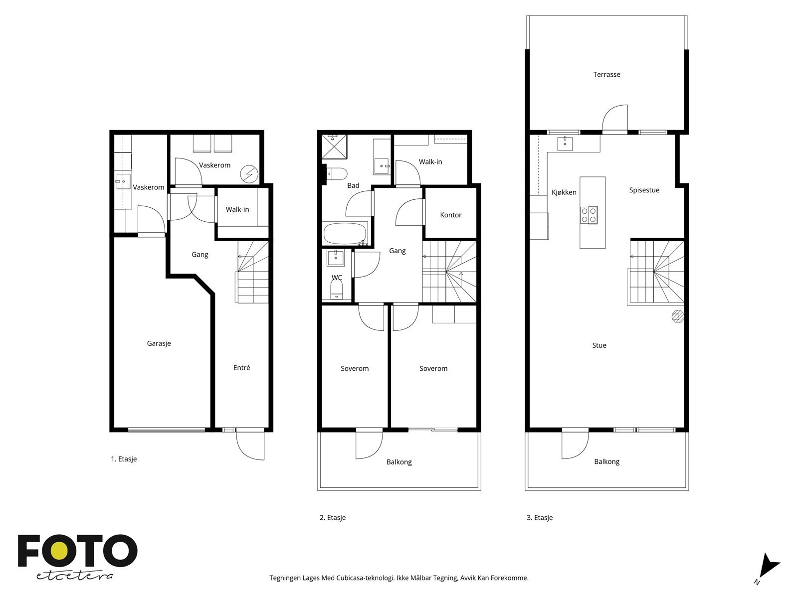 Veiledende plantegning - Ikke målbar Galleribilde