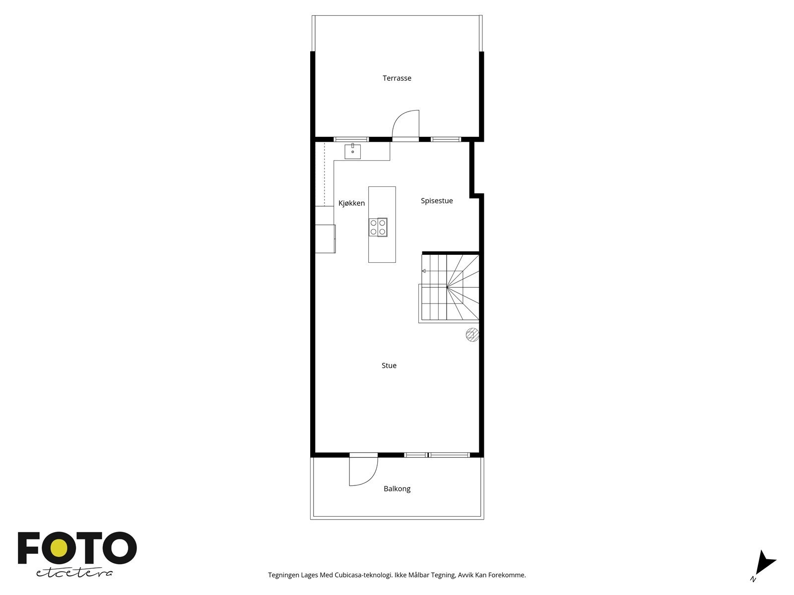 Veiledende plantegning - Ikke målbar Galleribilde