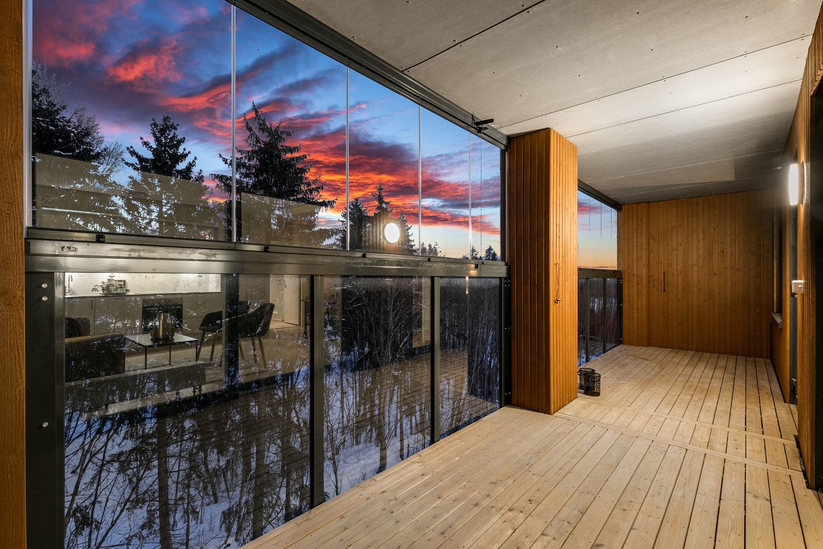 Her har man god plass til utemøbler etter eget ønske. Galleribilde