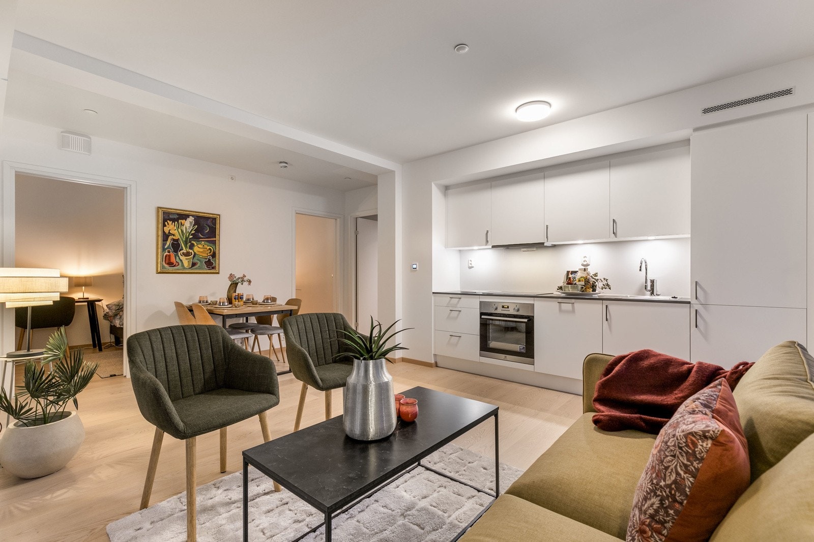 Her har man flere innredningsmuligheter etter ønske og behov. Galleribilde