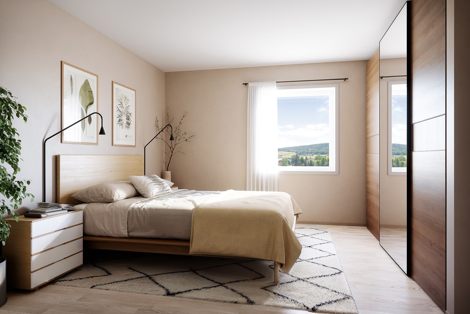 Soverom Galleribilde