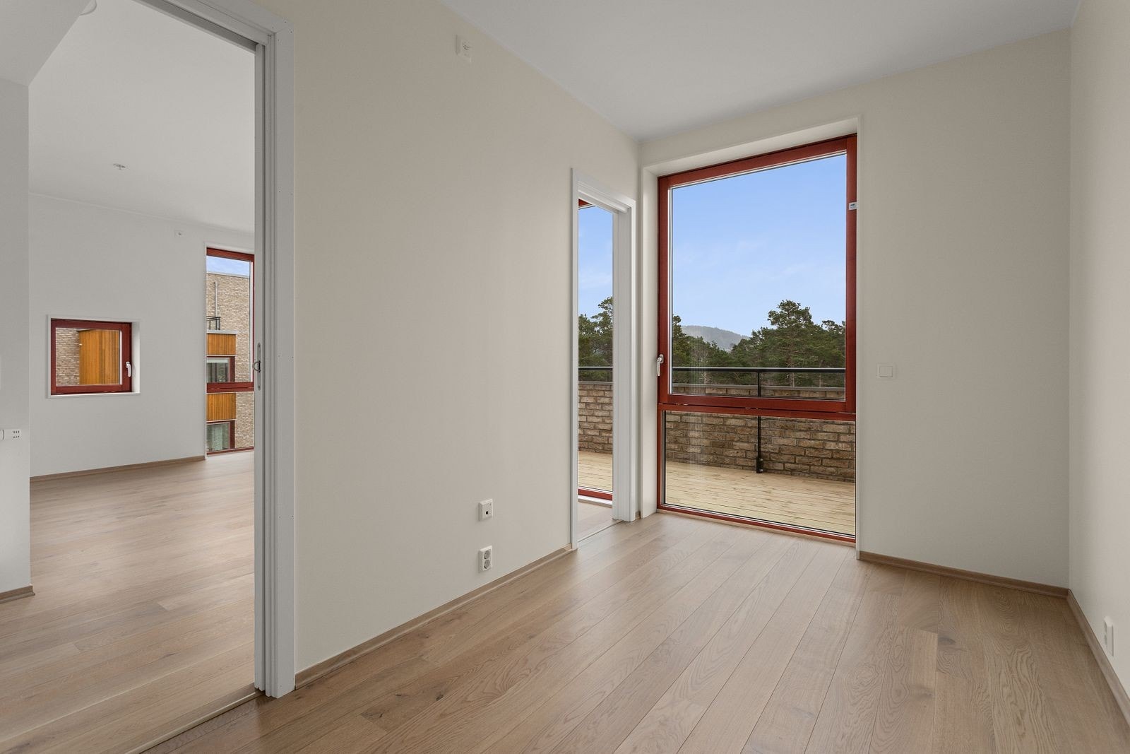 Lyst og trivelig soverom Galleribilde