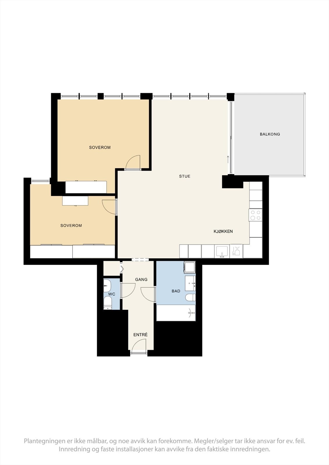 Plantegning Galleribilde