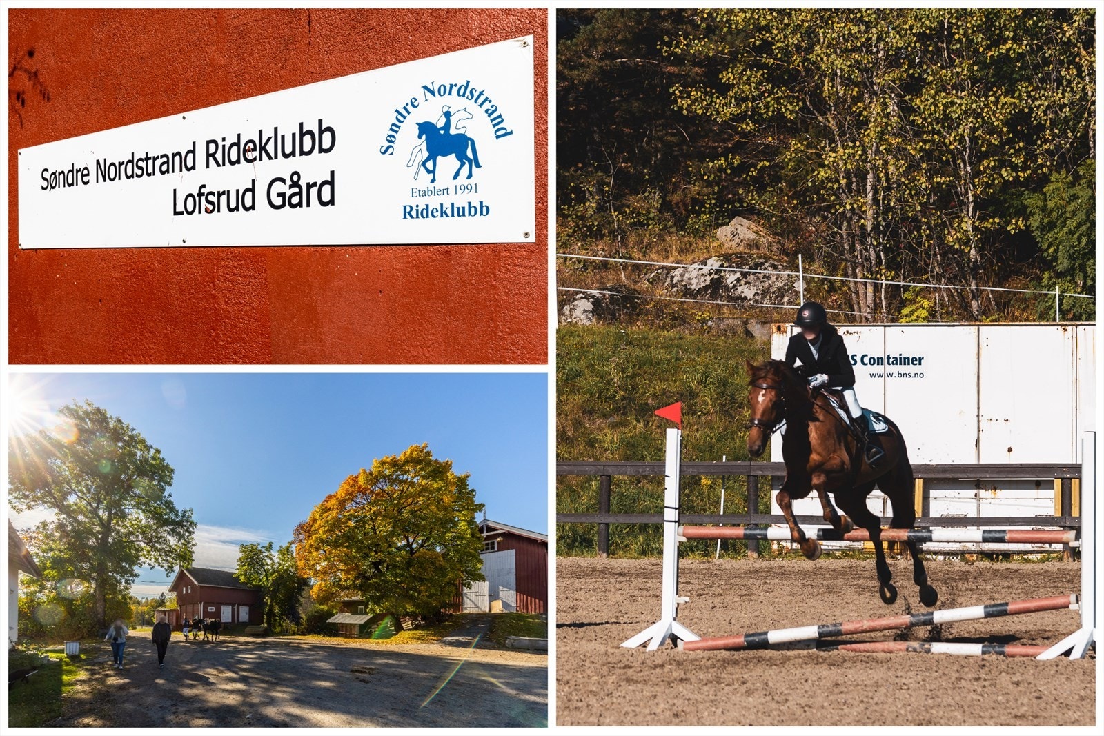 Søndre Nordstrand Rideklubb har et hyggelig miljø på Lofsrud gård. Galleribilde