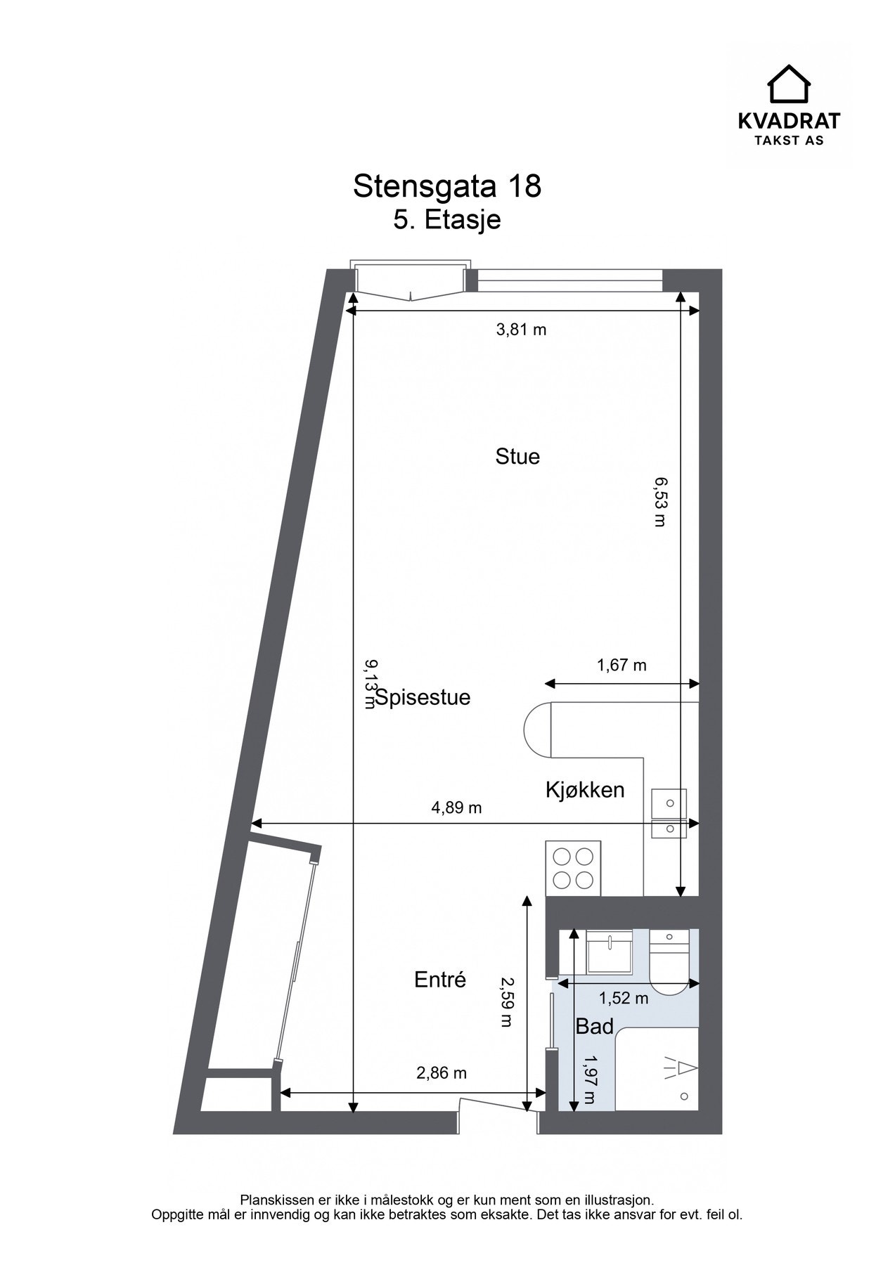 Planskisse. Galleribilde