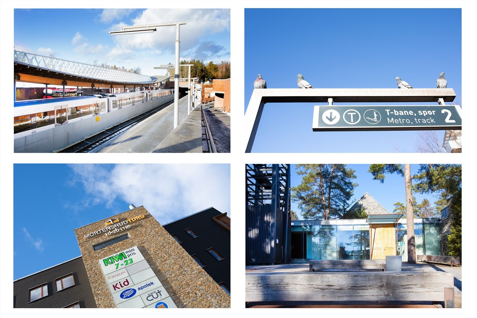 Kort vei til Mortensrud Torg med butikker, apotek og T-bane (linje 2 og 3). Galleribilde