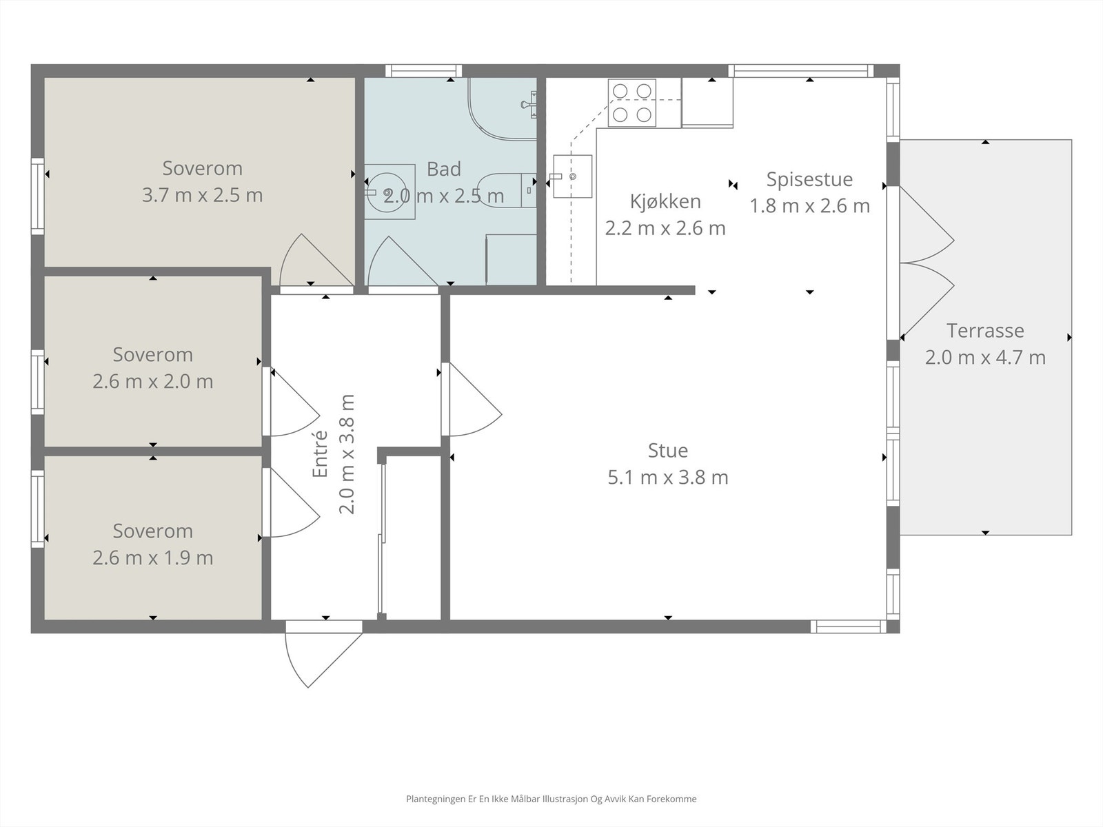 Plantegning Galleribilde