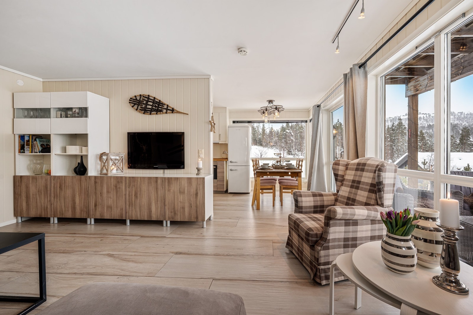 Åpen stue-/kjøkkenløsning Galleribilde