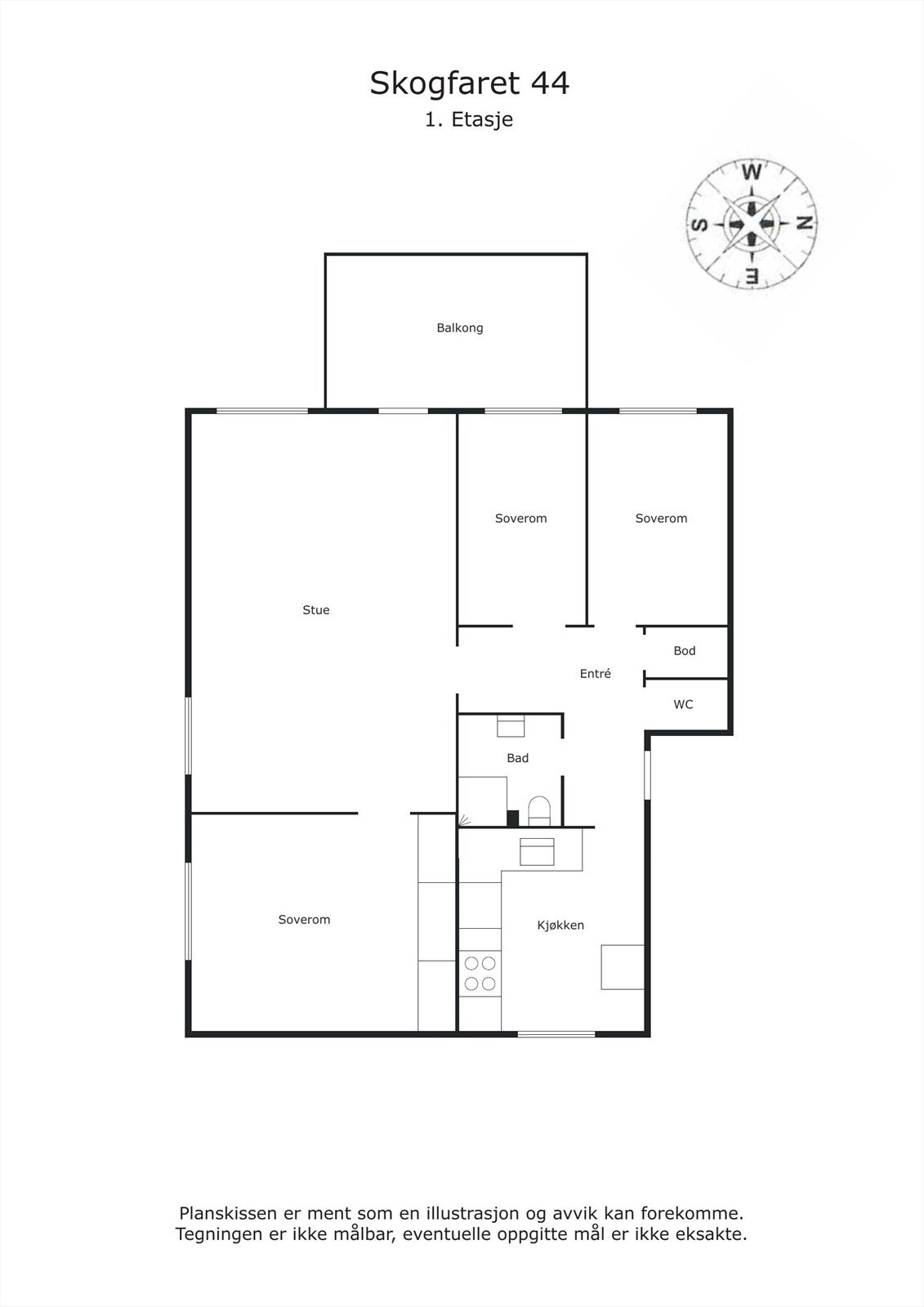 Plantegning Galleribilde