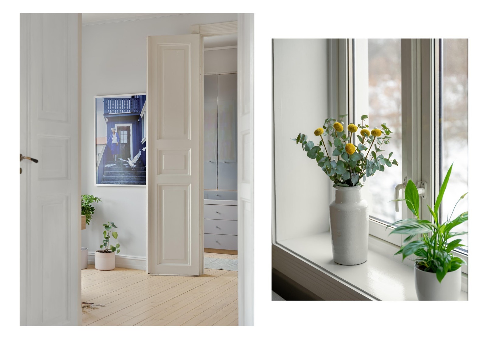 Her inne finner vi ett av to soverom. Galleribilde