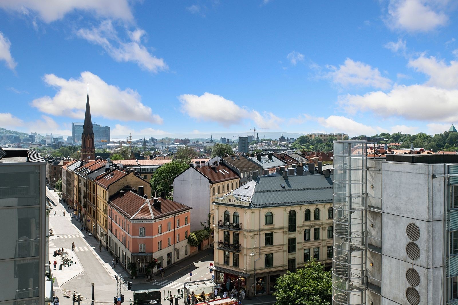 Utsikt fra terrassen Galleribilde