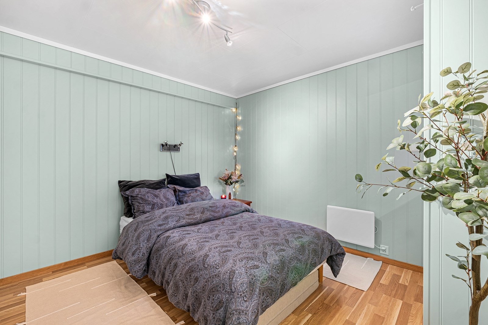 Leiligheten har ett soverom. Galleribilde