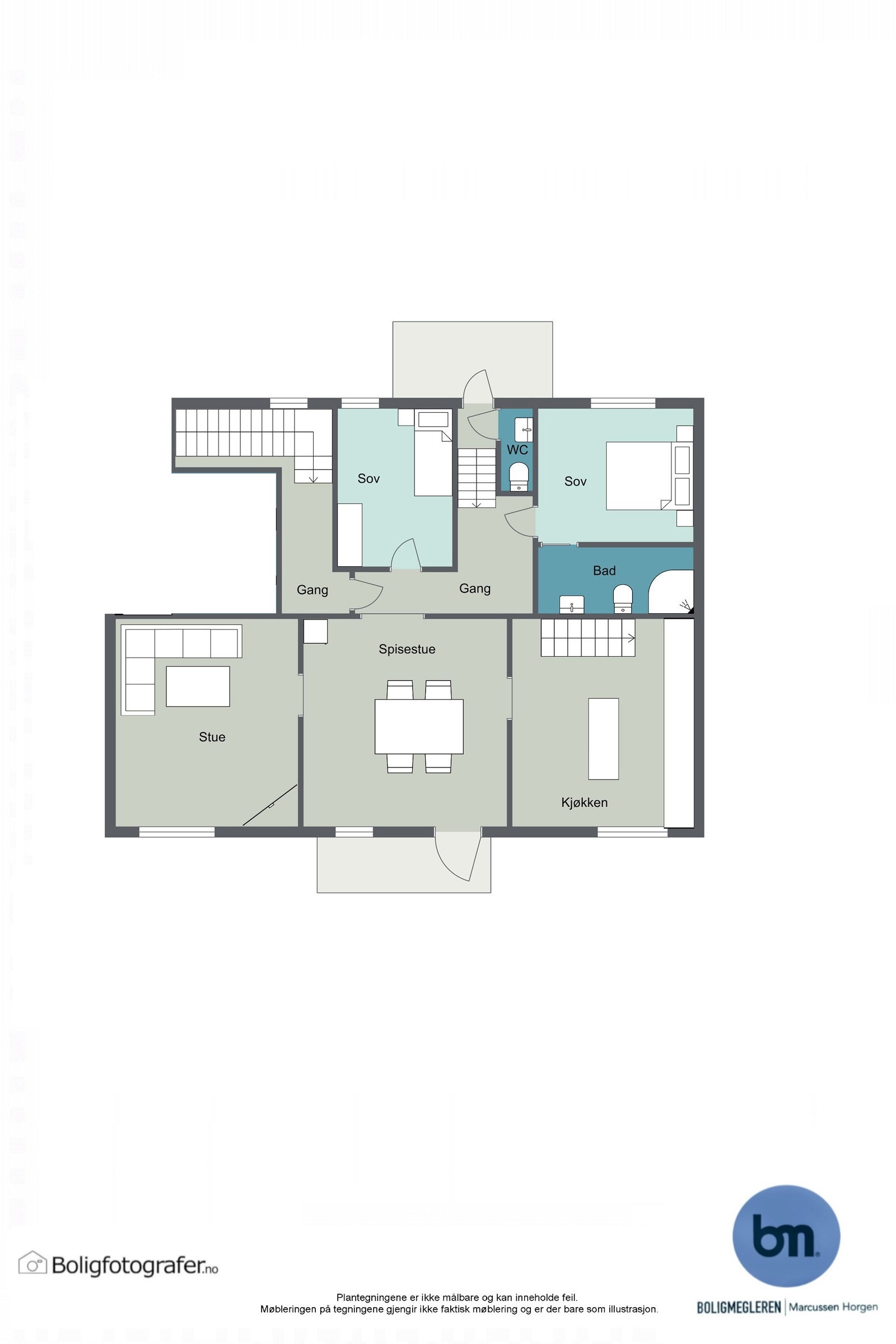 Planløsning 2.etg Galleribilde