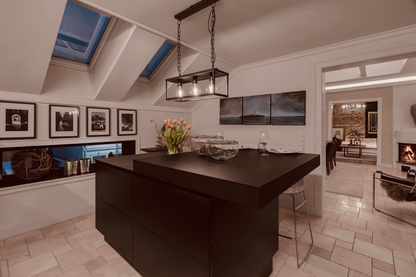 Kjøkkenet har god størrelse. Galleribilde