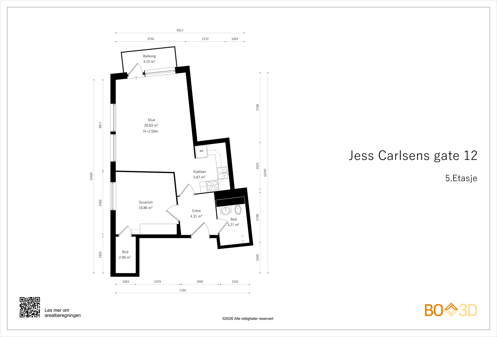 Plantegning. Galleribilde