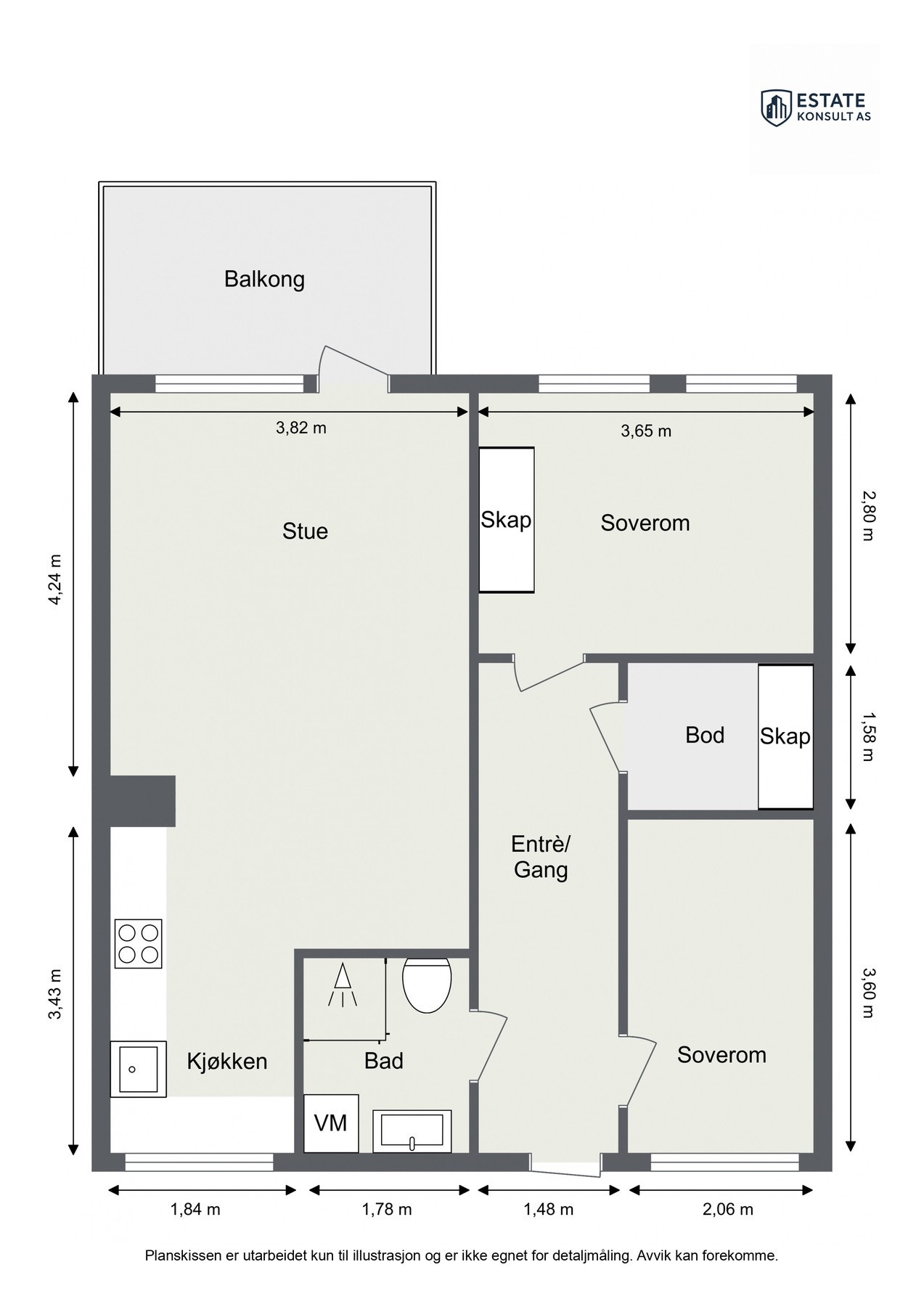 Planskisse. Galleribilde