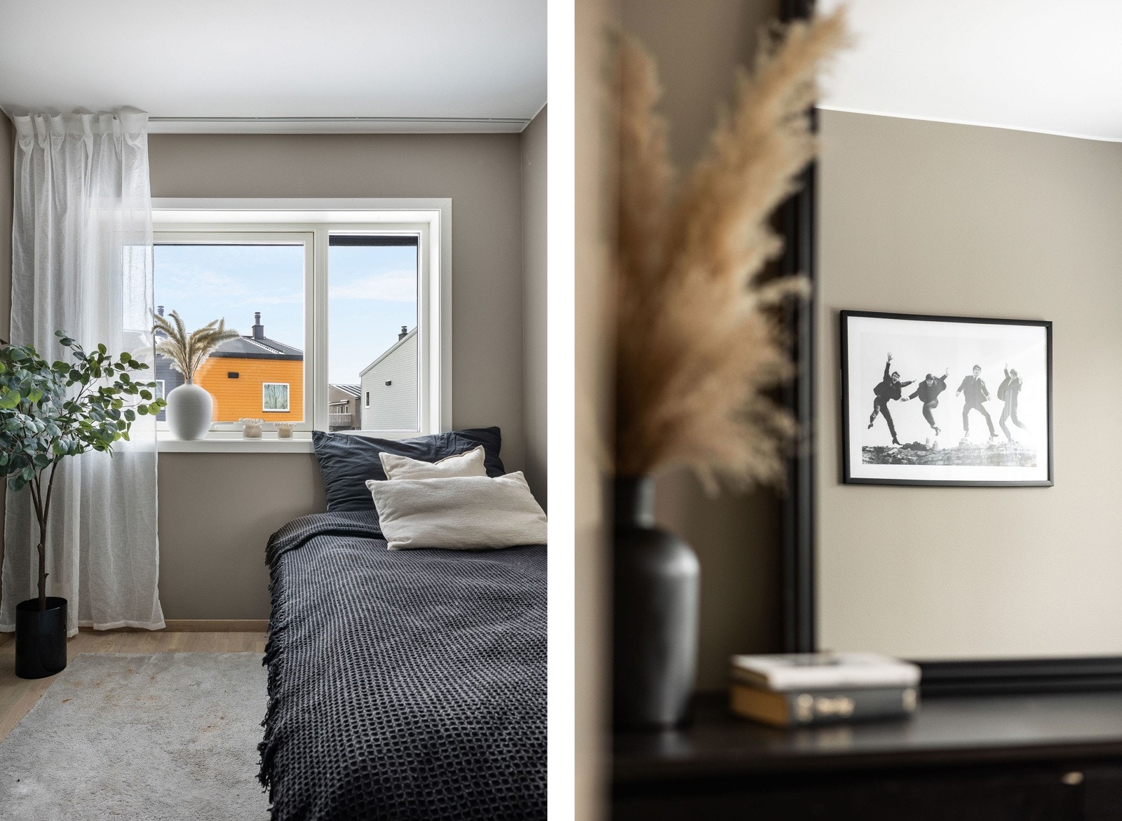 Soverommene innredes enkelt etter familiens behov og ønsker. Galleribilde