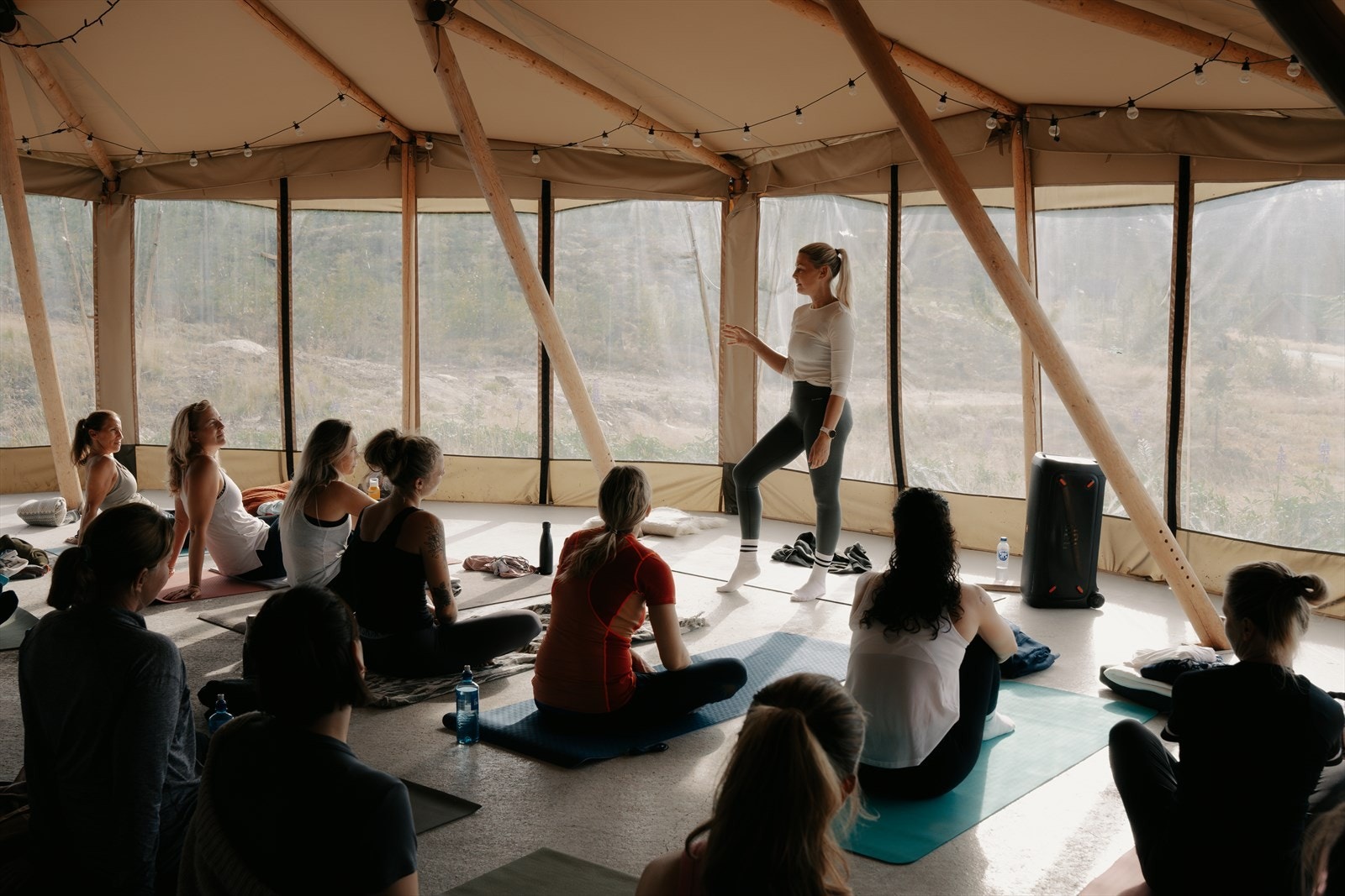 Yogacamp arrangeres hver høst Galleribilde