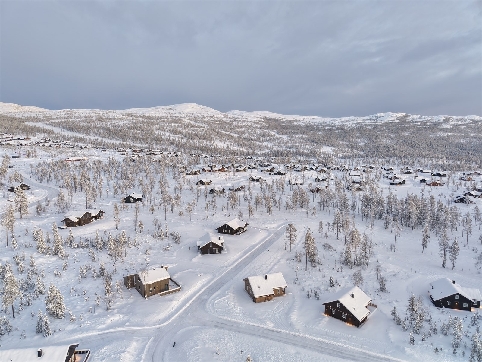 Utsikt mot Kristnatten Galleribilde