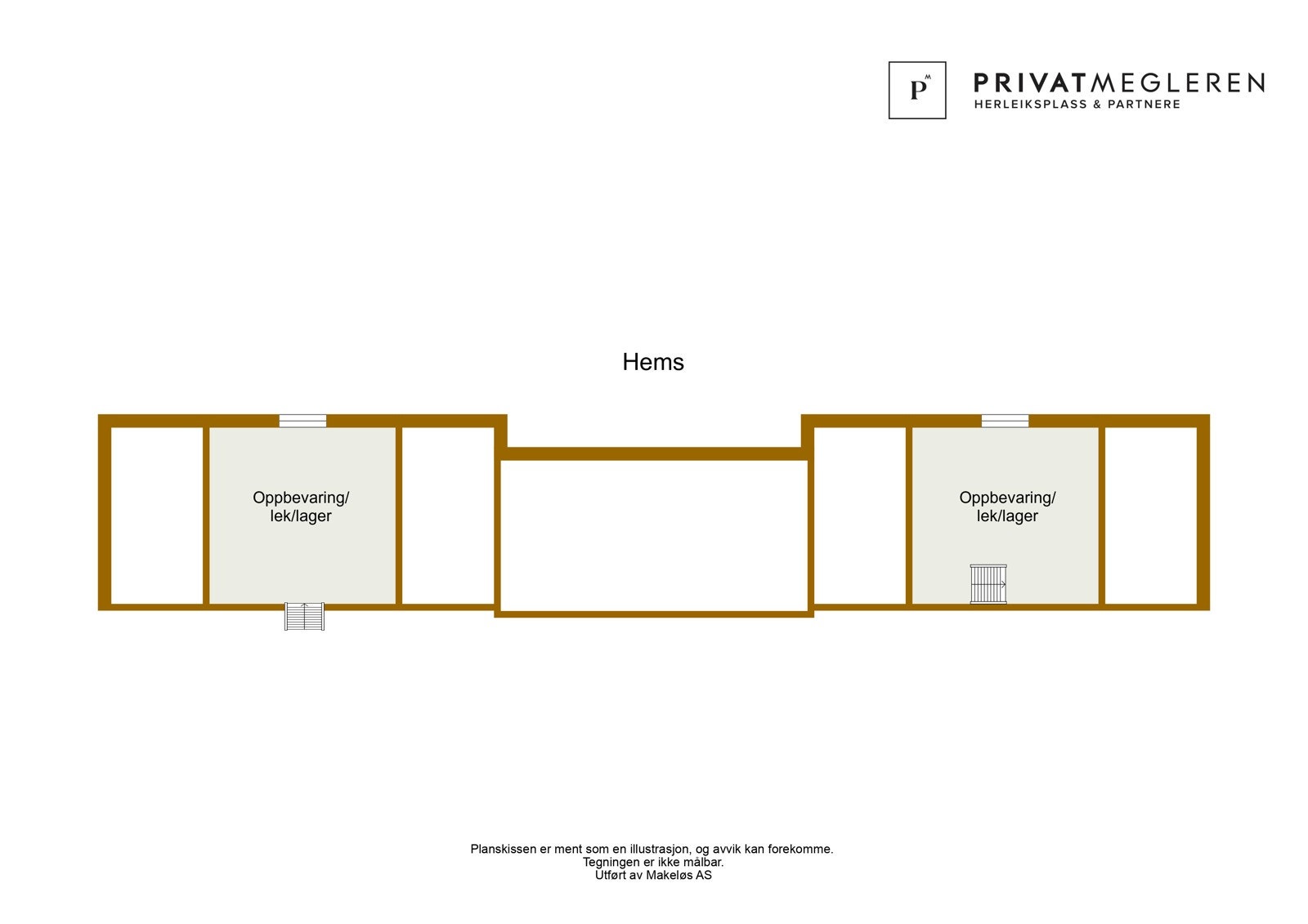 Plantegning hemsrom (illustrasjon - avvik kan forekomme) Galleribilde