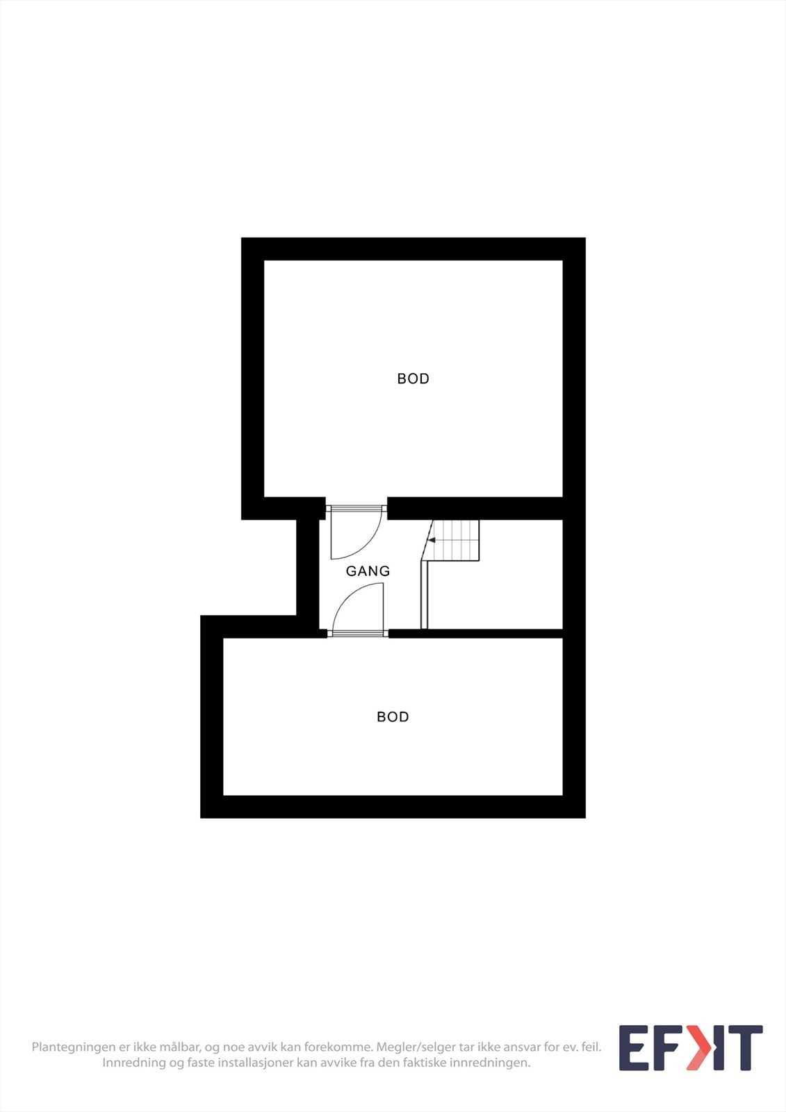 Plantegning hems i hytte Galleribilde