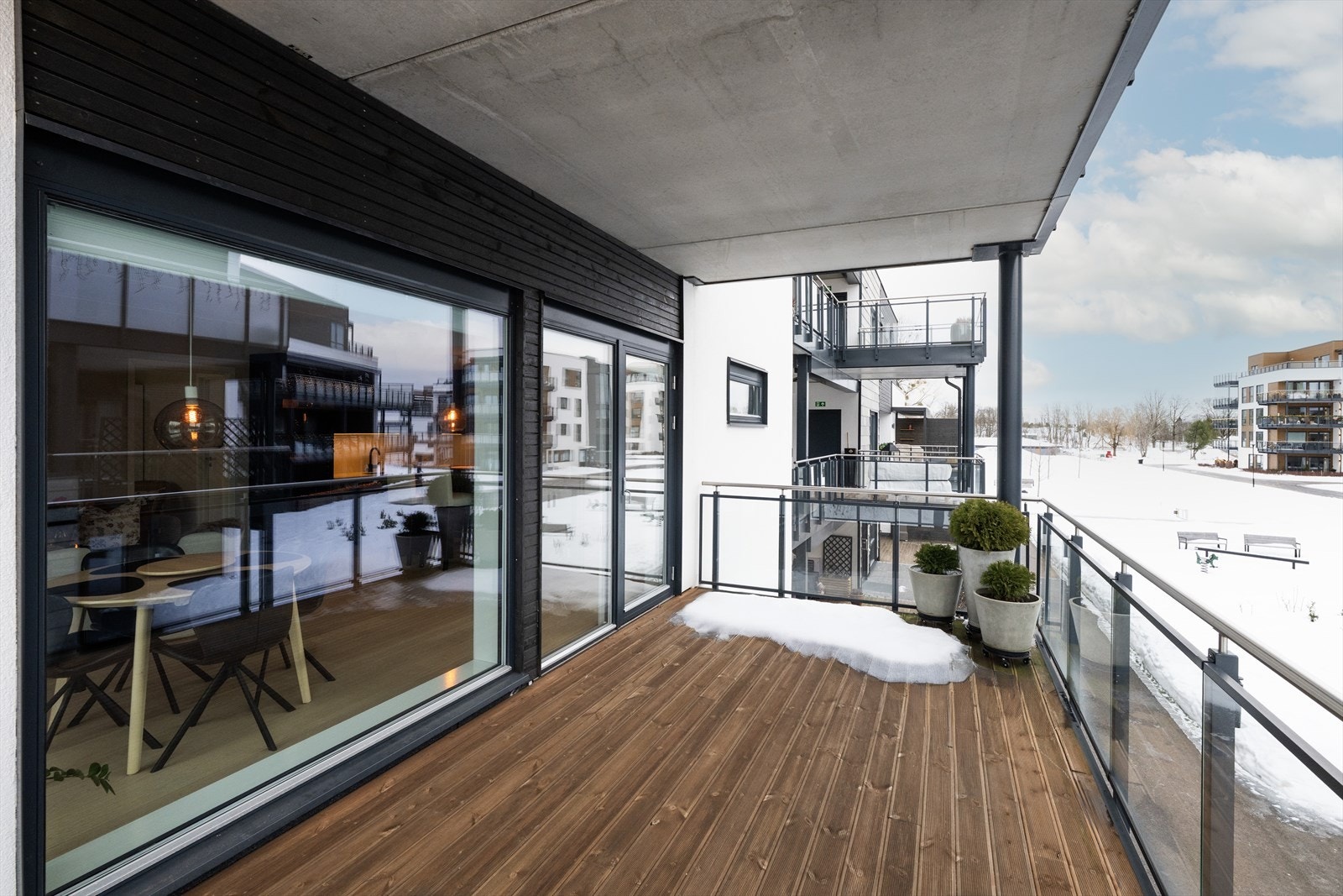 Balkongen er på 15 kvm Galleribilde