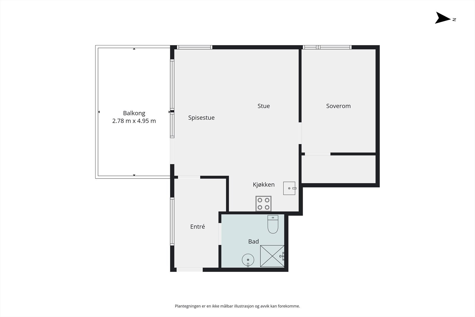 Plantegning Galleribilde