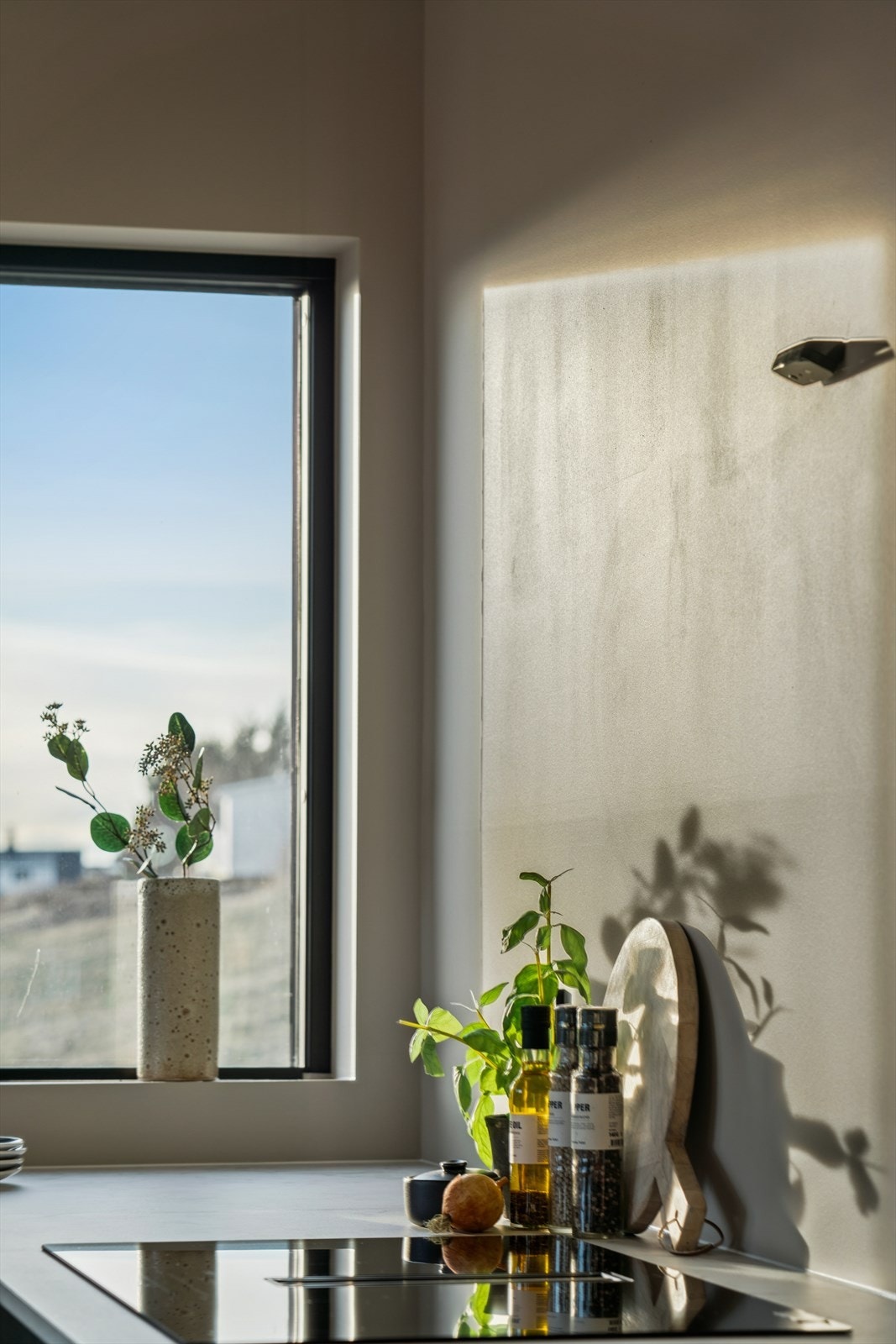 De generøse vinduene slipper inn mye naturlig lys. Galleribilde