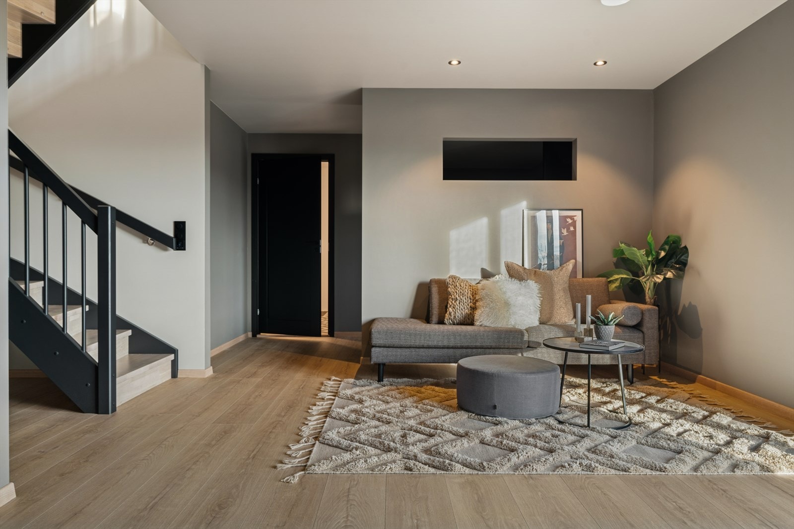 Rommet har en praktisk, fleksibel planløsning - perfekt hvis du ønsker et ekstra soverom. Galleribilde