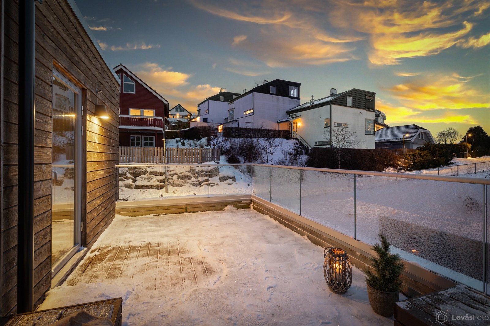 Her er det god plass til å skape en hyggelig og privat sone. Galleribilde