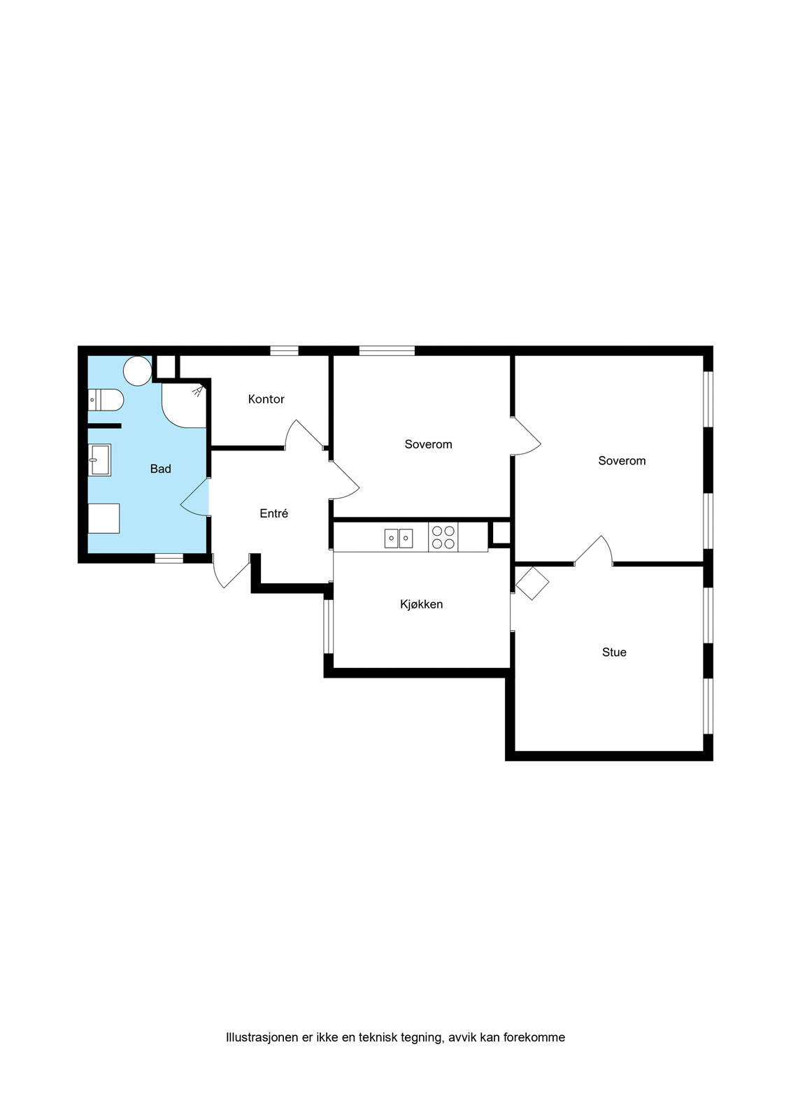 Planskisse Galleribilde